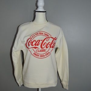 Awesome Licensed Coca-Cola Classic Crew-Neck Sweatshirt 🥤 NWT